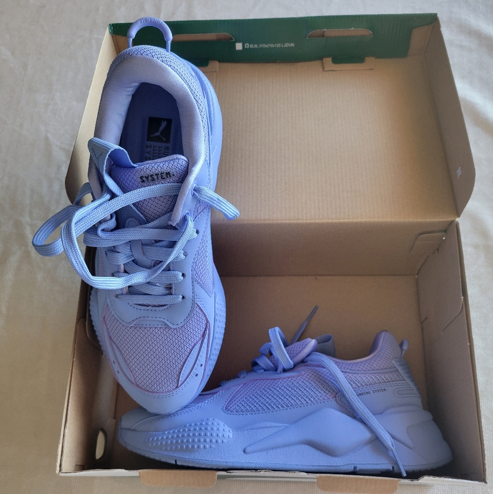 Puma RS-X Womens Running Shoes Elektro Purple 8.5